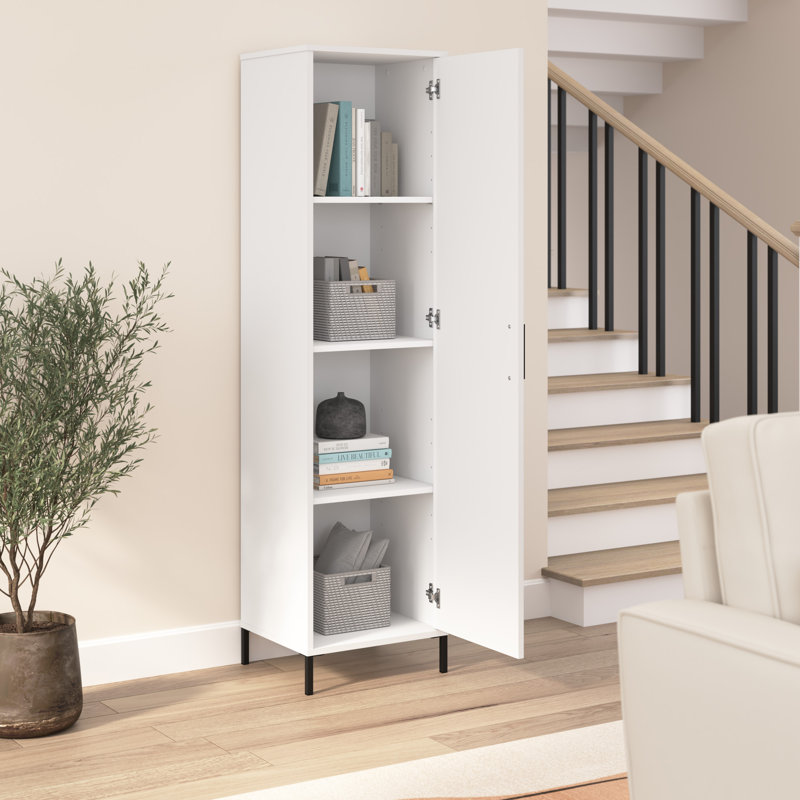 Narrow deep storage cabinet discount